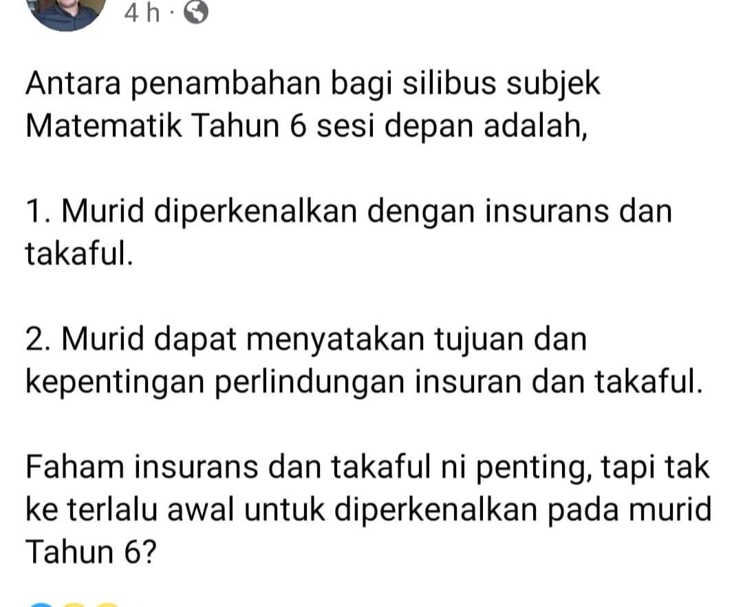akhifairuz_'s tweet photo. Silibus Matematik tahun 6 yang makin mengarut!! Entah apa yang KPM fikir pun tak tahu. Habis minat budak-budak nak belajar bila segala masalah orang dewasa disumbat dalam silibus mereka!

#SilibusKarut https://t.co/ZgUH7SXc5T