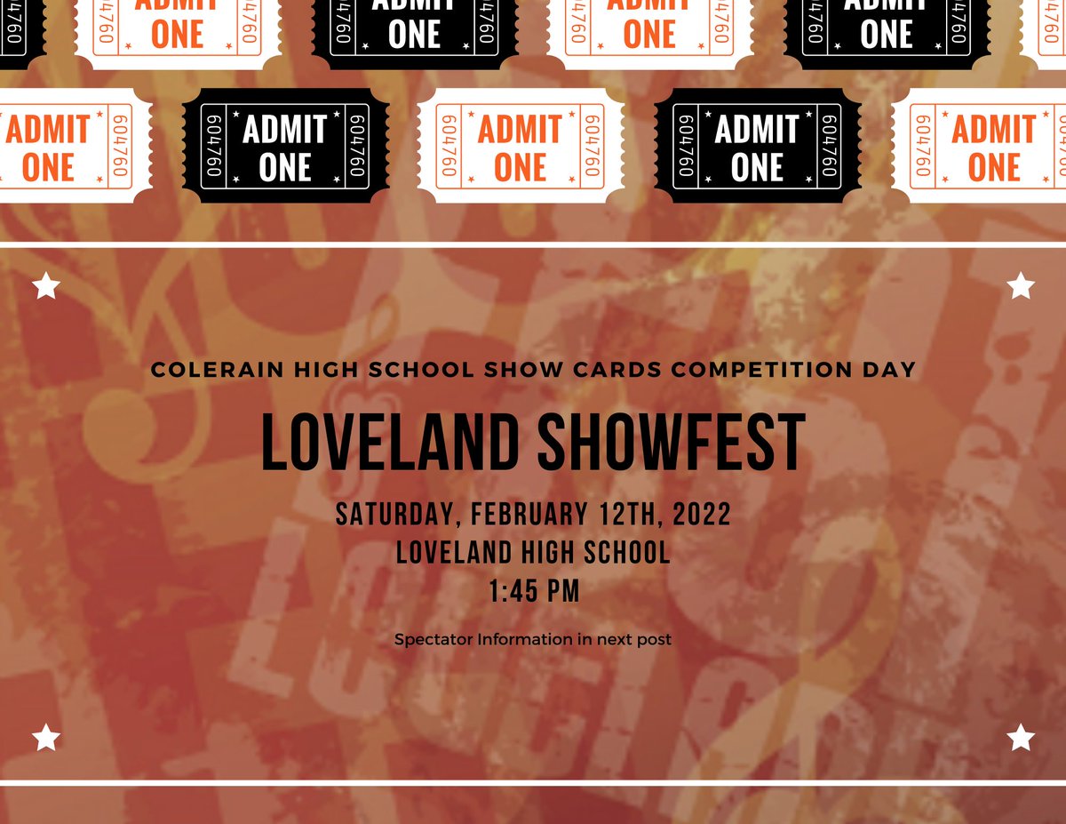 ColerainShow's tweet image. 🤩2022 Loveland Showfest🤩 We are very excited for our 1st comp of the 2022 Season!!
@NHS_Silhouettes @SDOpeningKnight @mtzswingsations @MarysvilleSC @fhschoraliers @bhs_choirs_ @HamiltonChoirs @OHS_Keynotes @legacy_ross @showchoirdotcom @CHS_Principals @nwlocal @coleraingameday