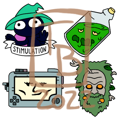 ToolBiscuitArt's tweet photo. So ya homeboy's gonna be making some #Inscryption pins in the near future, here's a lil preview of what's in store! (^; #lonelywizard #goobert #po3 #leshy https://t.co/w0CNruu9lX