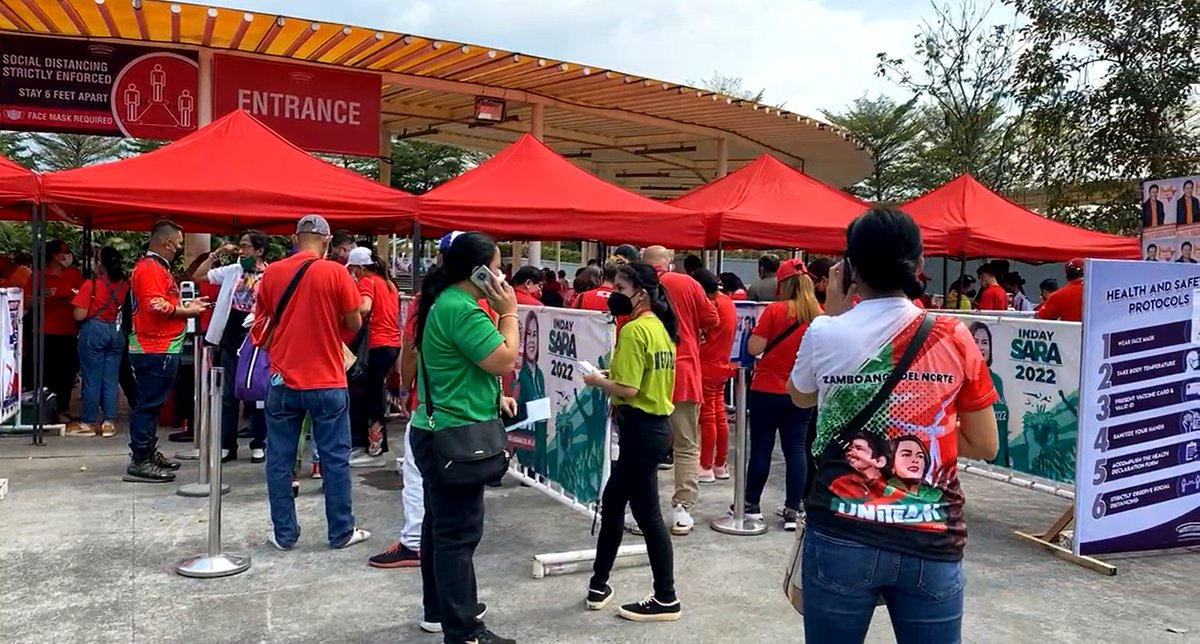 Sobrang ganda na ng Philippine Arena. #UNiTeamBBMSARA #OrasNaMarcosNa ! "Ctto" Mabuhay!