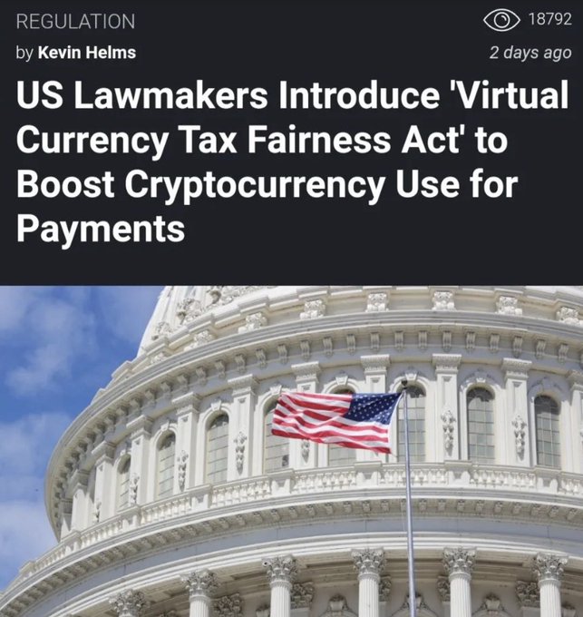 Several U.S. lawmakers have introduced the Virtual Currency Tax Fairness Act to strengthen &ldquo;the legitimacy<a href="/tag/garygenslerresign"class="tags"><span>#garygenslerresign</span></a>