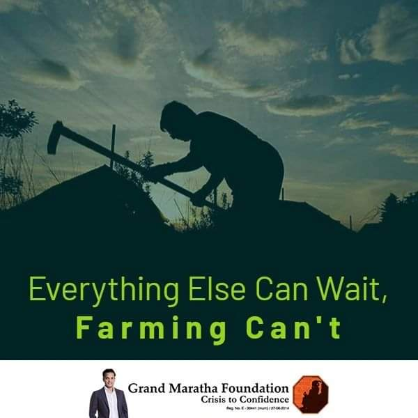 grandmaratha's tweet image. The Hope Of Getting Your Seeds Into The Ground, The Hope Of Seeing The Seedlings Bud To Life, The Hope Of Seeing Them Mature, The Hope Of Seeing A Bountiful Harvest That Farmers Look Forward To.
Follow GMF To Show Your Support To Indian Farmers.
#harvest #supportfarmer #savefarms