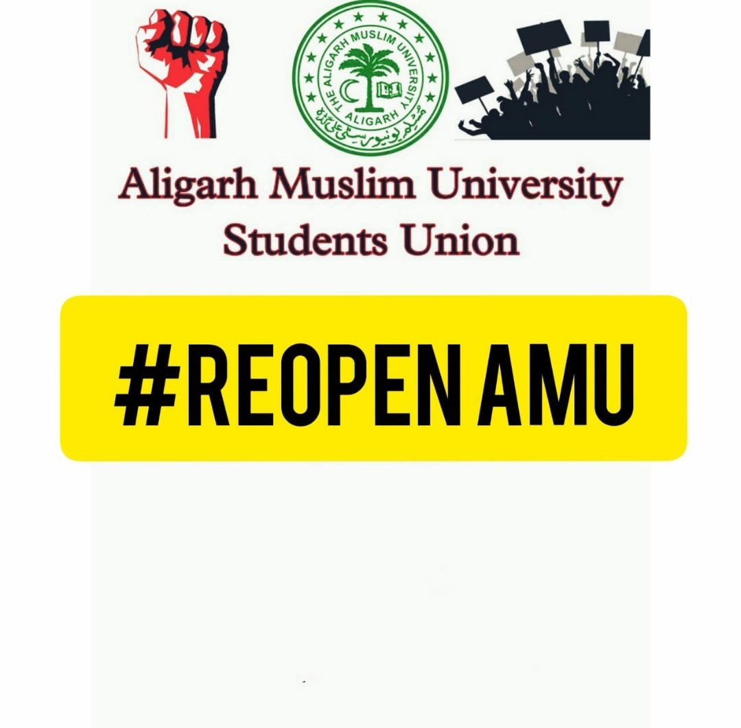 WasiqueAhmad18's tweet photo. #reopenamu #ReOpenCampus https://t.co/37muVFfINV