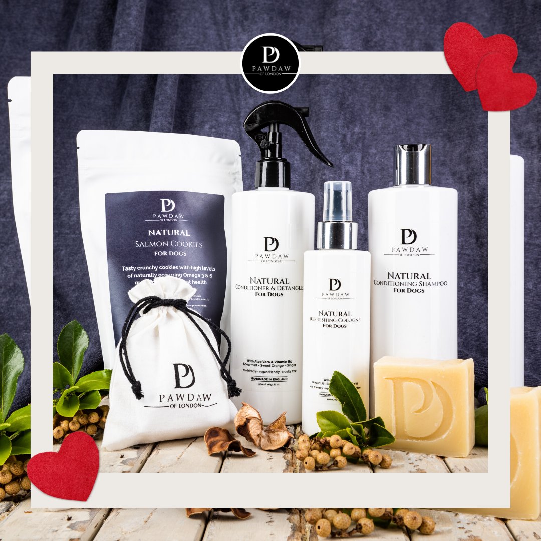 PawdawofLondon's tweet photo. It’s nearly Pawlentine’s Day🐾❤️
Treat your pup or a friend's pooch to our Luxury Pamper Gift Boxes!!
Beautifully packaged and ready to send.. 🎁
#pawdawoflondon #doggrooming #petstuff #valentinesdaygifts #giftsfordoglovers #doggifts #valentinesday2022 https://t.co/7vwXjV4Pjo