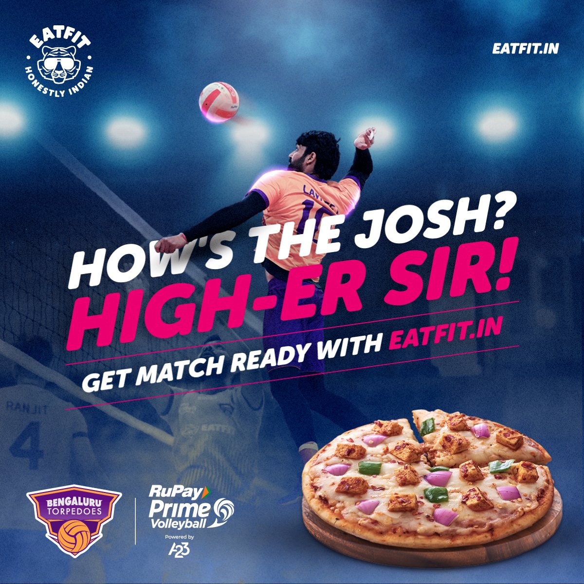 the_curefoods's tweet photo. The Bengaluru Torpedoes are hitting the court and we can't keep calm! Keep the josh up with EatFit food and cheer louder!
#premierevolleyballleague #bangaloretorpedoes #pvl2022 #eatfit #HonestlyIndian #honestingredients #gameday https://t.co/swAevwEDVP