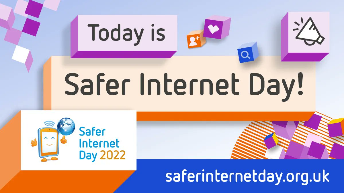 Today is Safer Internet Day! Keep your eyes peeled on this account and the #SaferInternetDay and #PlayYourPart hashtags throughout the day to see all of the things happening across the UK saferinternetday.org.uk