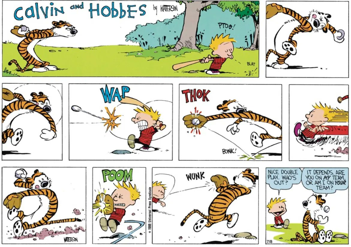 Calvin and Hobbes (@Calvinn_Hobbes) on Twitter photo 2022-02-08 06:00:29 Th...