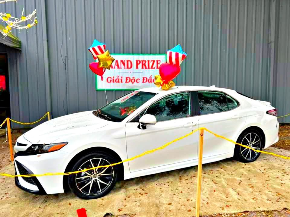 The Grand Prize The 2022 Toyota Camry SE at
Tet Festival 2022 at The Central Florida Fairgrounds during The Vietnamese New Year. Congrads to the winner!
#OrlandoFlorida #OrlandoFL #CentralFlorida #DowntownOrlando #CityofOrlando #Florida #Toyota #ToyotaCamry #ToyotaCamrySE
