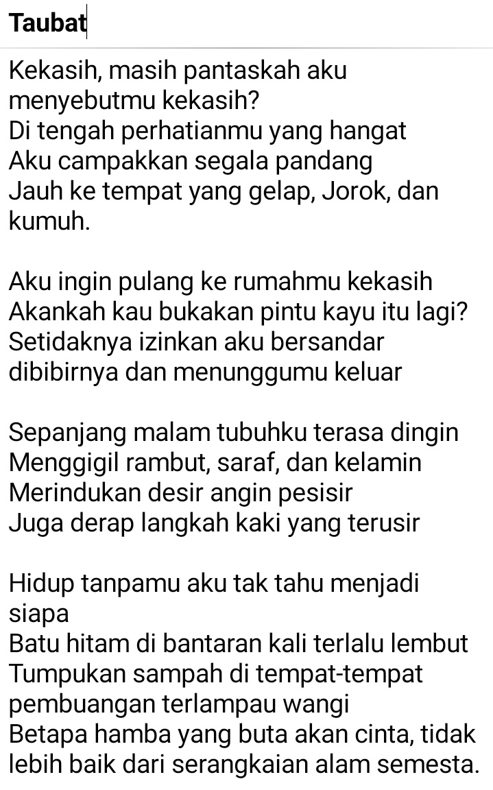 Bukan Teman siapa-siapa tweet media