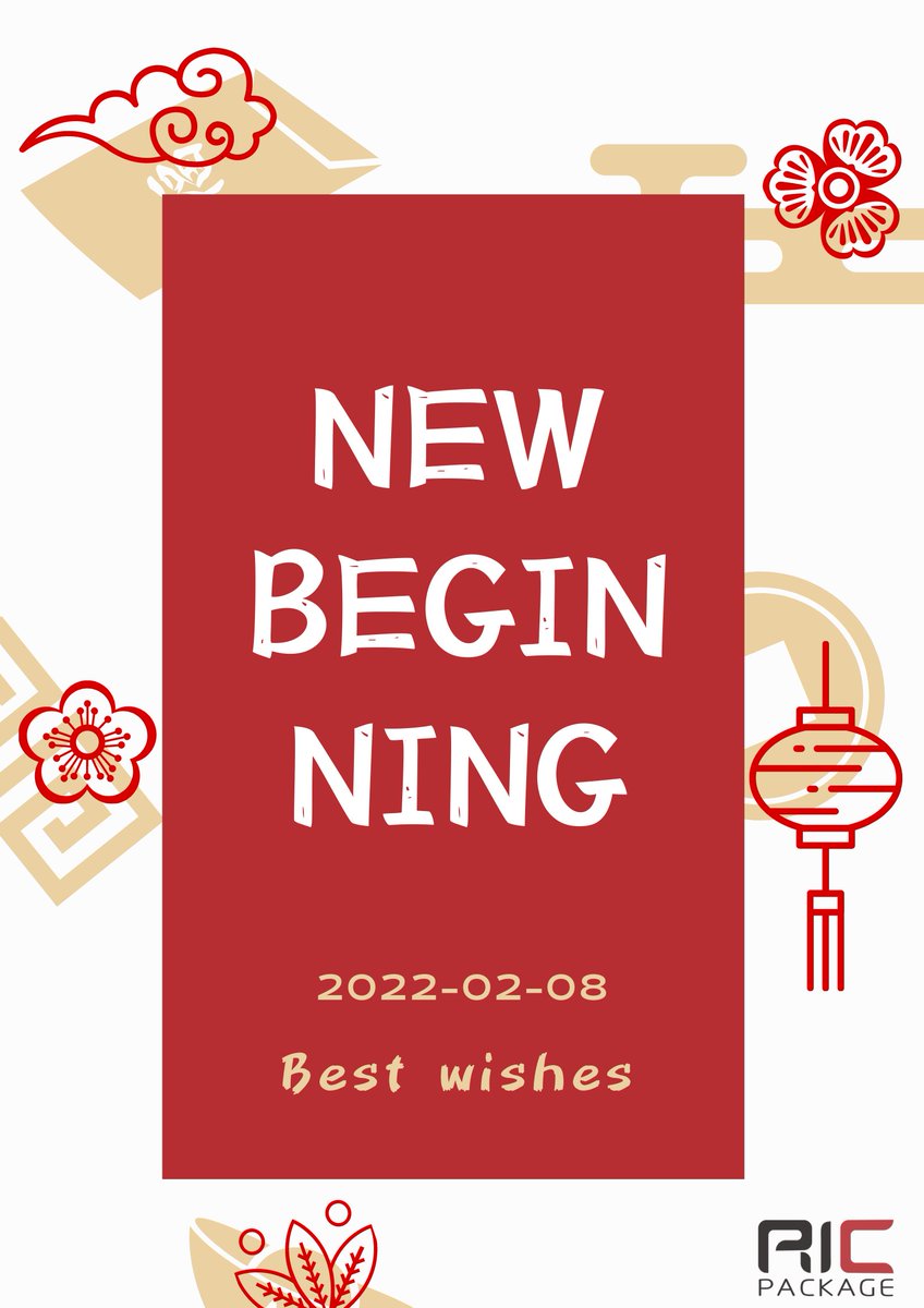RICPACKAGE's tweet image. At the new beginning of our work, may success and joy follow you throughout the year. 
#ricpackage
#eoe #bottomend #tincanpart