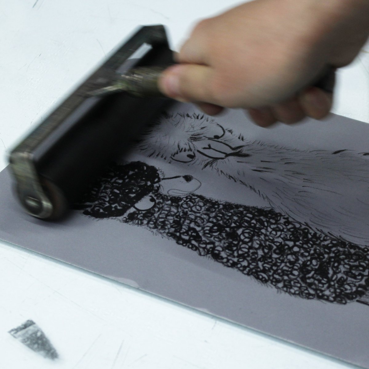 db_print's tweet image. 미술 선생님들과 함께한 석판화 원데이 클래스! 하루만에 완성하는 석판화 클래스를 진행했답니다~😁