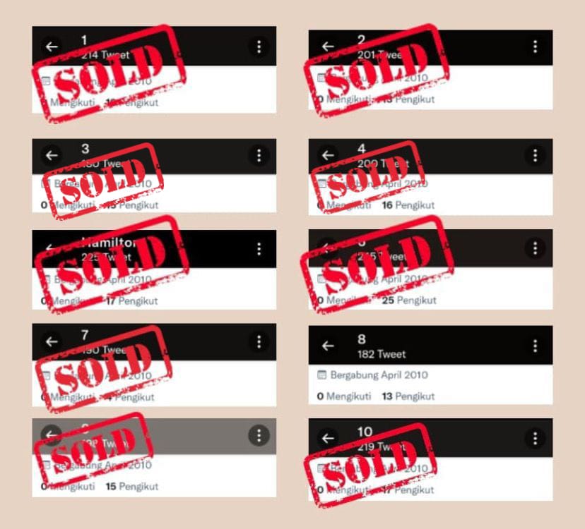 wts inact y10

♡ verif all
♡ kena sb ssb
♡ @ random
♡ boleh test ht mt
♡ dapet wa verif
♡ mastip 2 Maret
♡ email gak pending

9.5k /acc