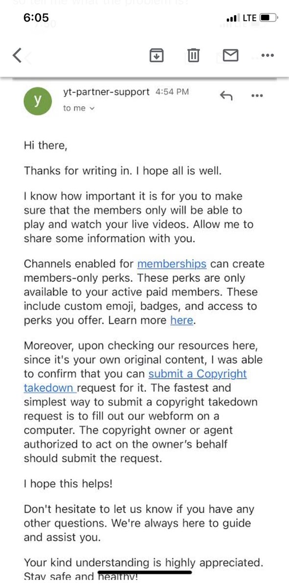 .<a href="/TeamYouTube/">TeamYouTube</a> review this video for multiple TOS violations including posting my members only lives on their monetized channel which is a violation of YouTube TOS. I’m being defamed and harassed. I already reached out to YouTube and this was my reply. youtu.be/1cvnIXJauIU
