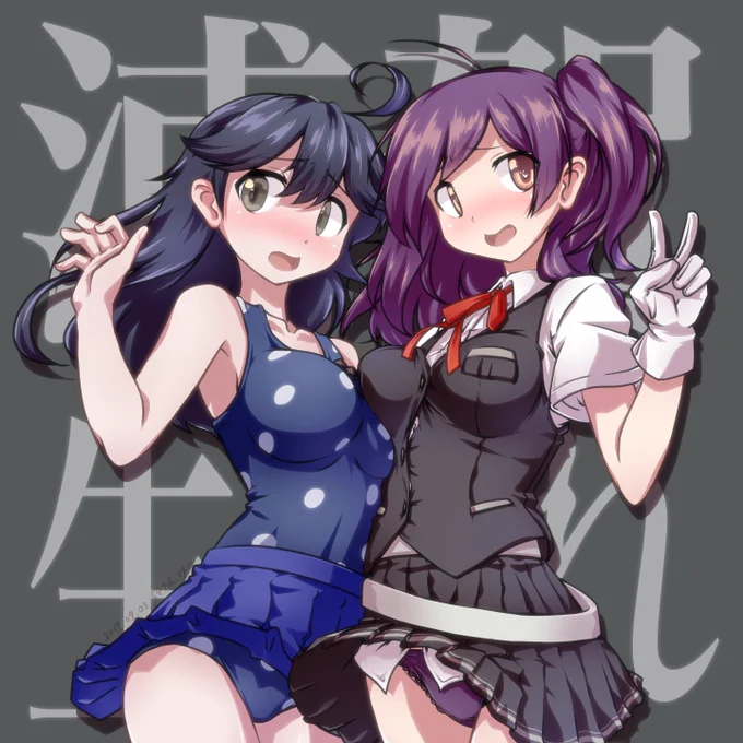 過去絵からリットリオさんと潮さん(とプリンちゃんとはぎぃさん)を再掲しておきますね... 