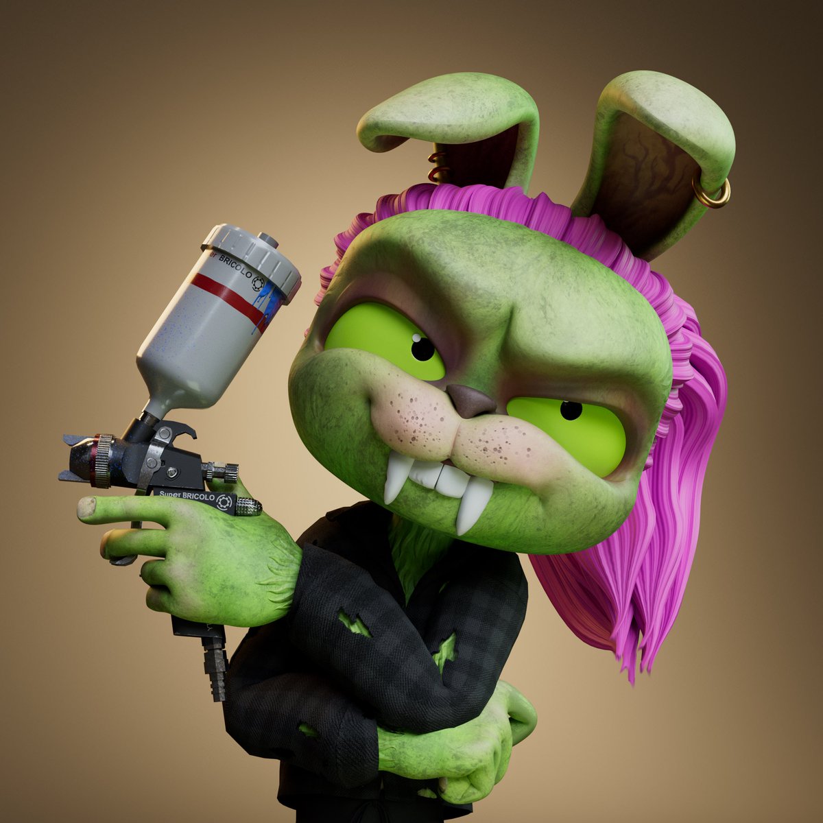 stinklet5717's tweet photo. Finally snagged my mutant girl! Look at her 🧟‍♀️💚 Show me your favourite Mutant!! #Karrotgang @mypethooligan https://t.co/YmoVjhd5PU