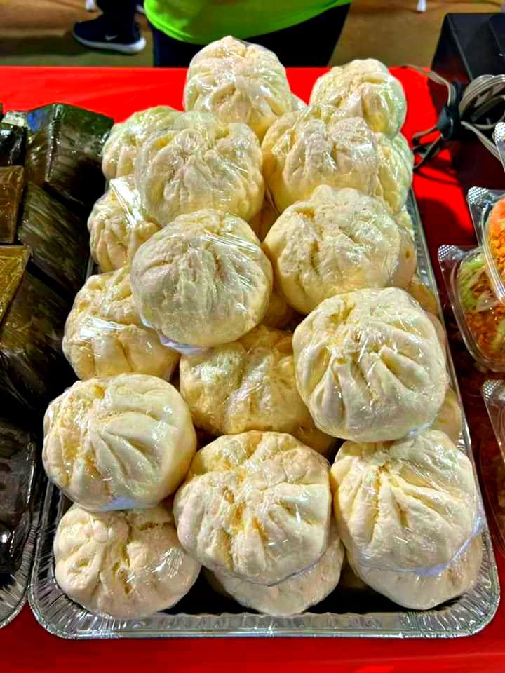 Yesterday's Food coverage of 
Banh Bao ( Vietnamese Steamed Pork Buns ) contains ground pork,mushrooms,hard boild eggs and chinese sausage 
at Tet Festival 2022 at The Central Florida Fairgrounds during the Vietnamese New Year
#Orlandoflorida #OrlandoFL #CentralFlorida #Florida