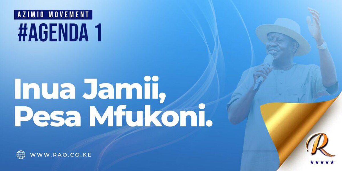 AzimioTv's tweet photo. We’ll leave no Kenyan behind. #AzimioMovement #Inawezekana https://t.co/G0DcRHCNY6