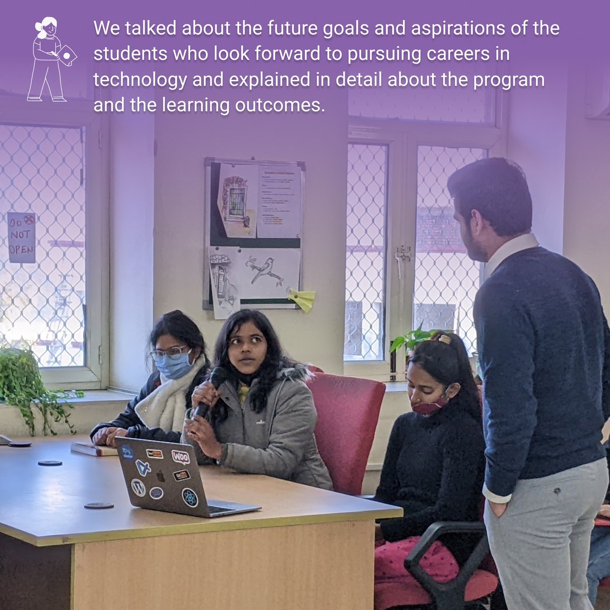 ColoredCowHQ's tweet photo. We're stoked to announce that we have kickstarted #WomeninTech '22 with full fervour! This exclusive program for the #women #students of #THDCIHET will help them to gain #jobready skills for the #tech world. Can't wait to meet all the students in person again! https://t.co/zQ3sl7hNoB
