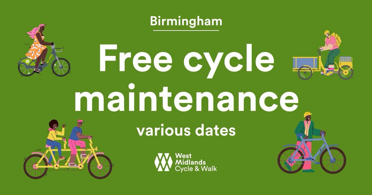 Pop down to a Love Your Bike event at Birmingham New Street station and ride away confidently #WMCycleWalk
 
Register your interest 👉
facebook.com/12781914726789…