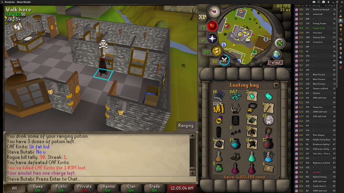 AllOsrs's tweet photo. aww silly willy was mad a 77 combat clapped his cheekz. https://t.co/NcvS6YQwjD
