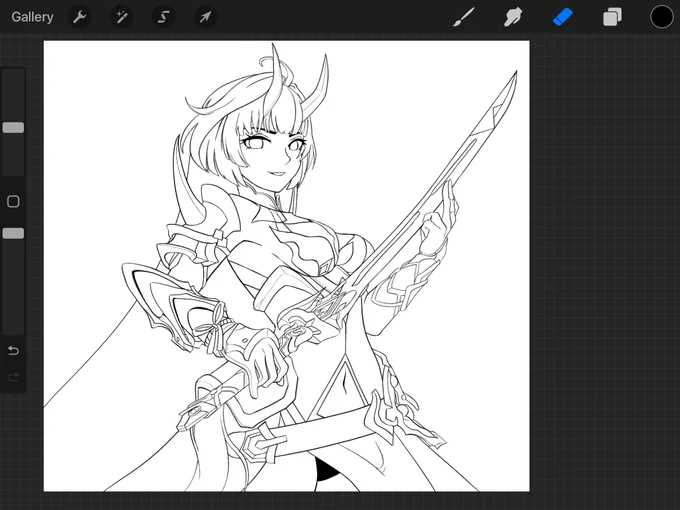 This lineart k*lled me wtf 