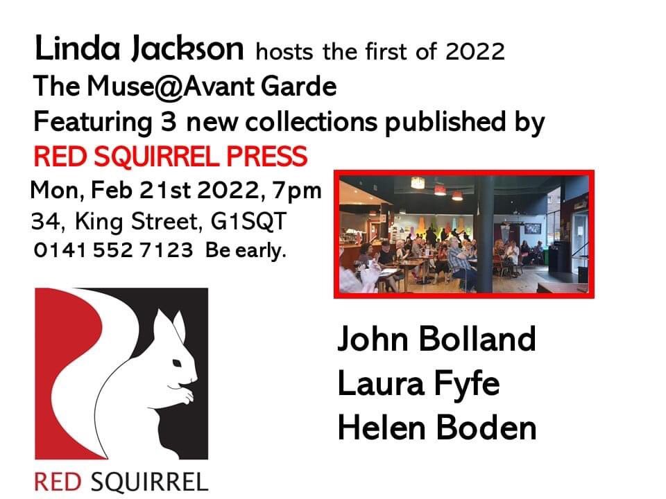 FigmentLaura's tweet photo. 2nd on the #TruthLies Tour!
In person! With actual people you can reach out and touch! (mebbie dinnae) Phone to book:
🌎 Avant Garde
📅 21st Feb
🕰 7pm
Cannae wait, @jbolland_vftlg & @bodHelen @RedSquirrelPres
#StirlingMakar #poetry
Thanks @LindaJackson https://t.co/deExHfGt27