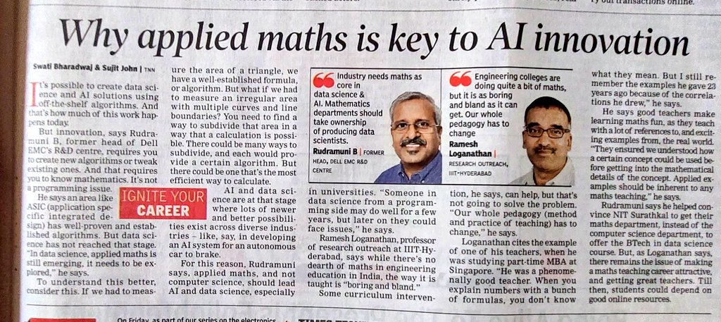 OneMillionIT's tweet photo. #Maths is key to #AI #ArtificialIntelligence innovations .

#IT #ITworld #Technews #technology https://t.co/0cqKXiO0Nj