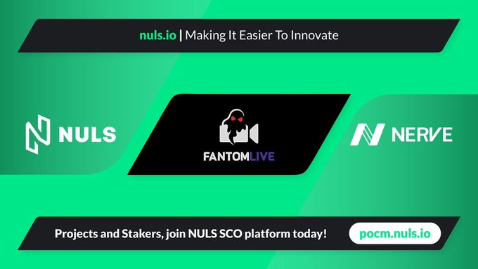 FLS_News_1's tweet photo. 🟢 @Nuls #POCM For @FantomLiveS is Now Activated!
🟢#FantomLive the first Web 3.0 LiveStream- Metaverse & Launchpad Protocol.
✅Stake Minimum 100 $NULS
✅Earn $FTL
⬇️INFO
https://t.co/u6LIot1S0i
#FLS https://t.co/NsVxVEgejB