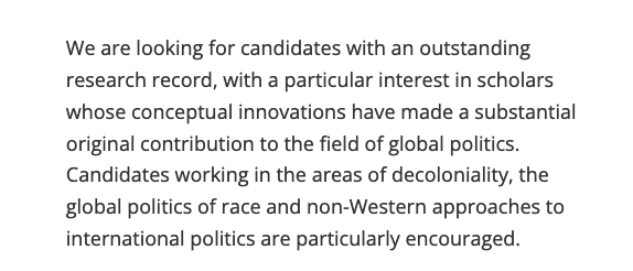 Join us: Chair in Global Politics @UoMPolitics https://t.co/u6TdvEEo1G #decoloniality #race #nonWesternIR https://t.co/FdSx7nMLcv