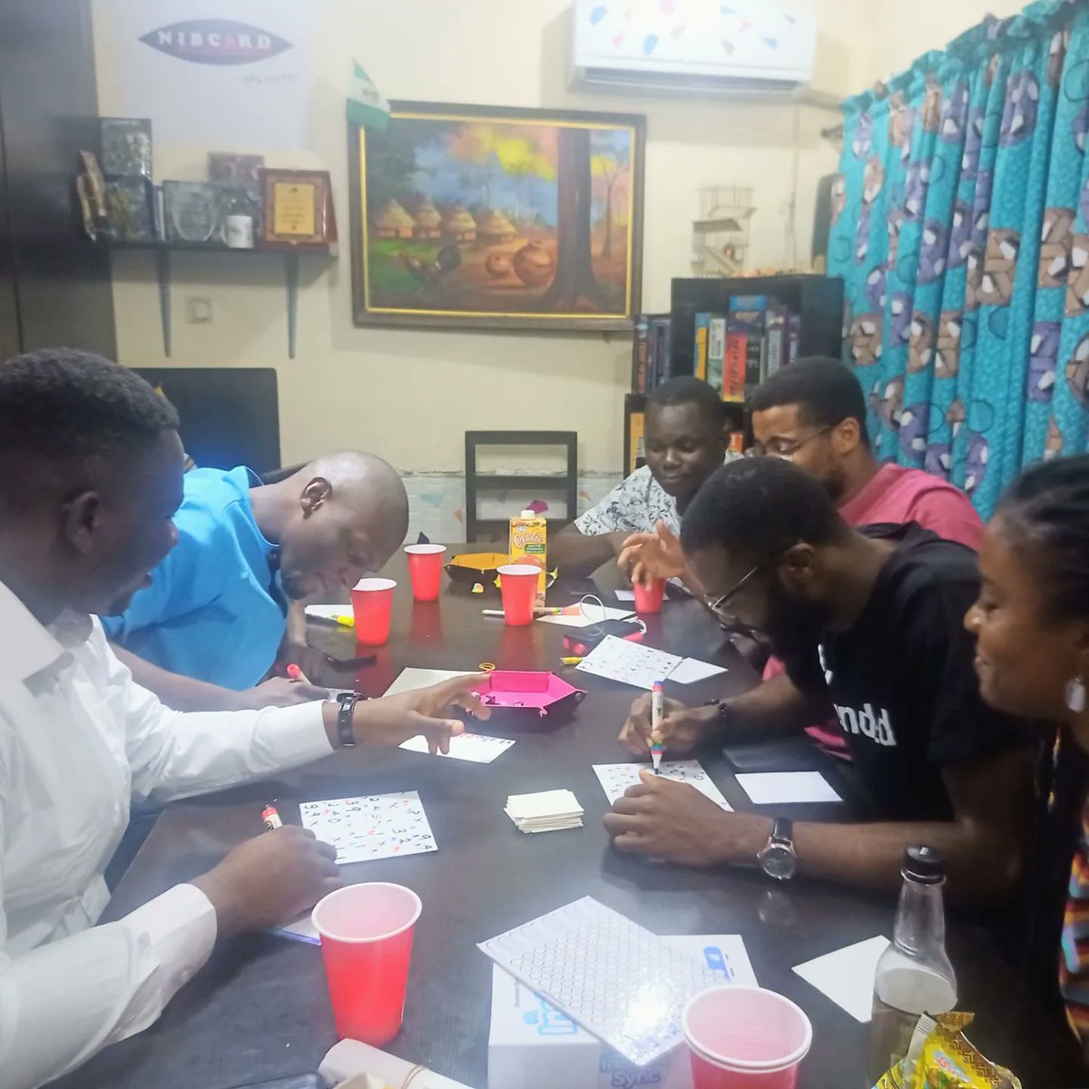 nibcardgames's tweet photo. It's a Tuesday and they are for Playtesting new games 📝♟️🃏🎲

You can bring yours or join us this evening but send DM to @nibcardgames and reserve a seat🥳

See you 😃

#TabletopGamesEnthusiasts #PlaytestTuesday https://t.co/biaqIliKvC