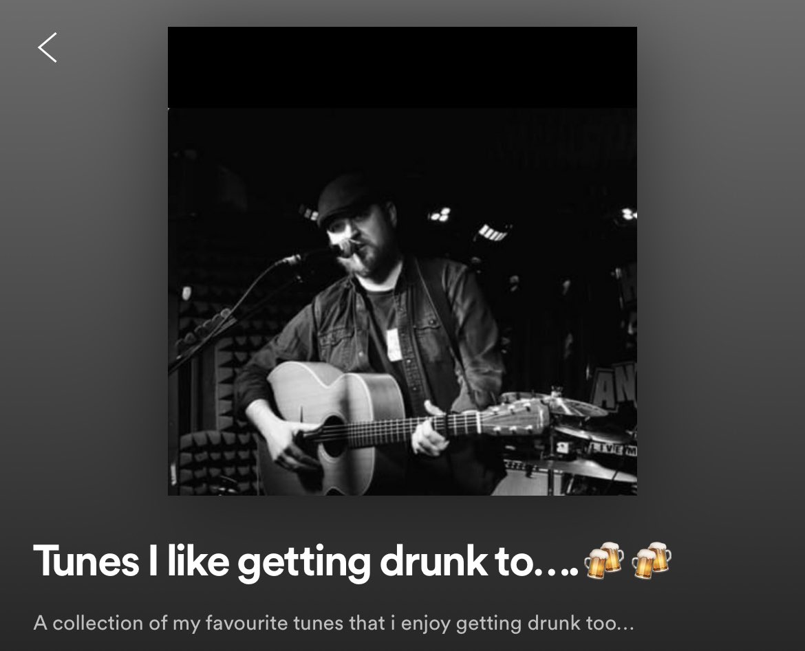 I’ve set up a new Spotify playlist, simply and aptly titled ‘Songs I Like To Get Drunk To’. Follow &amp; stream! 🟢

open.spotify.com/playlist/1riiw…

Ft. <a href="/izzieyardley/">Izzie Yardley</a> <a href="/alazarussoul/">a lazarus soul</a> <a href="/DamoDempsey/">Damien Dempsey</a> <a href="/shearaffmusic/">Shea Rafferty</a> <a href="/croninmusic/">Cronin Music</a> @JohnMorelandOK <a href="/tombrightmusic/">Tom Bright</a> <a href="/springsteen/">Bruce Springsteen</a> &amp; more…

#Folk #Roots