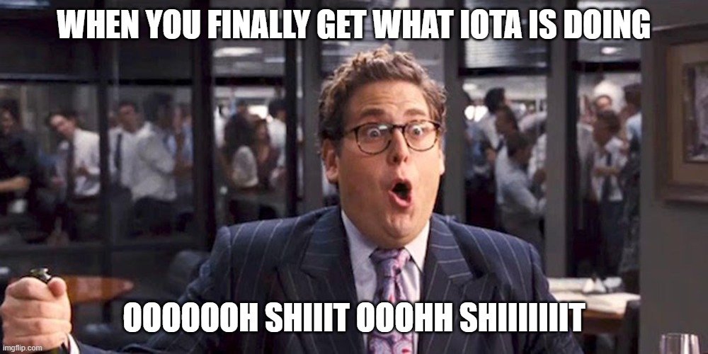 Chrizern's tweet photo. A lot of people still don't understand the magnitude of what @iota is doing and how this will affect the rest of the #crypospace. Just wait. 😇 https://t.co/6g1uSbcISM