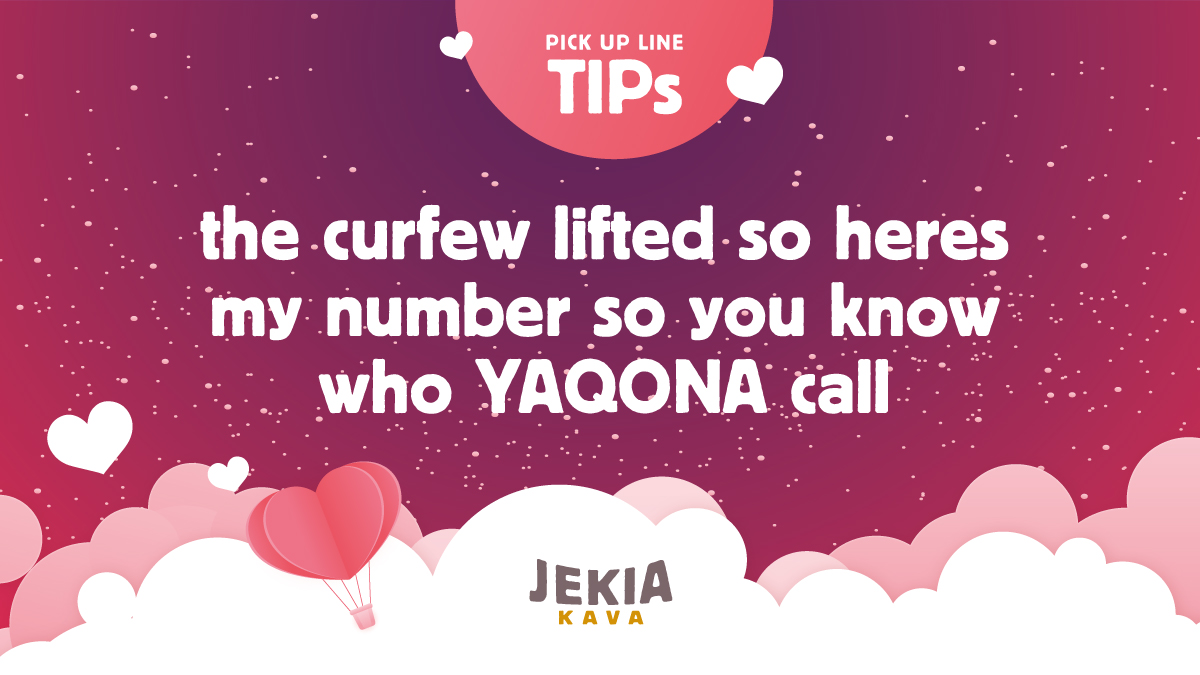 JekiaKava's tweet photo. TIP 4
#PickUpLineTips #KavaEdition #ValentinesDay https://t.co/sp5I8dNO64