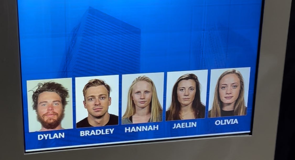 5 delinquents on the run at the Olympics. Last seen in a golf cart East bound on Chungli highway near Beijing.