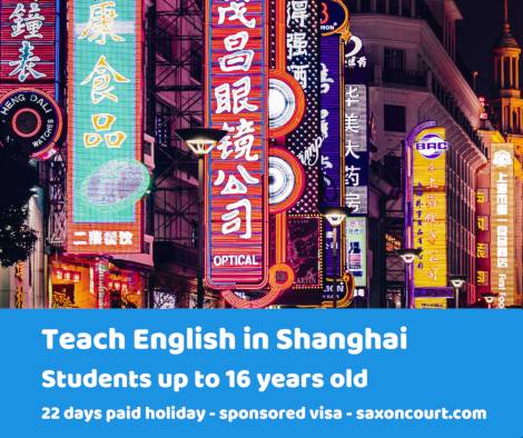 TEFL Teaching Jobs: Teach English in Shanghai with housing allowance dlvr.it/SJZhf1