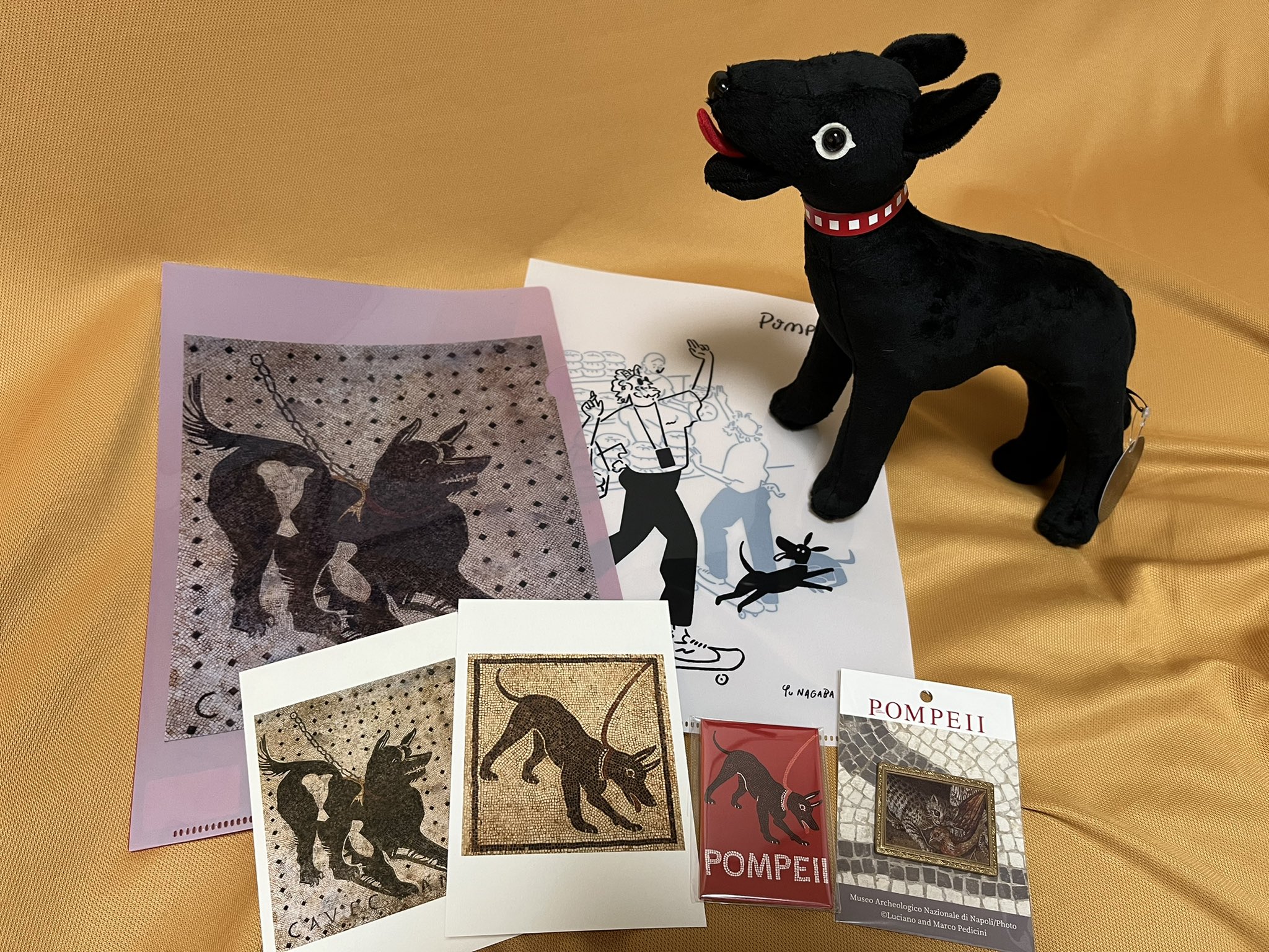 ことら 猛犬注意 のモザイクが見たくて東京国立博物館ポンペイ 展へ 楽しいグッズがたくさん ポムポムプリンのコラボグッズもありました 猛犬のぬいぐるみをお迎えしました ポンペイ展 トーハク T Co Hrrnthjyem Twitter