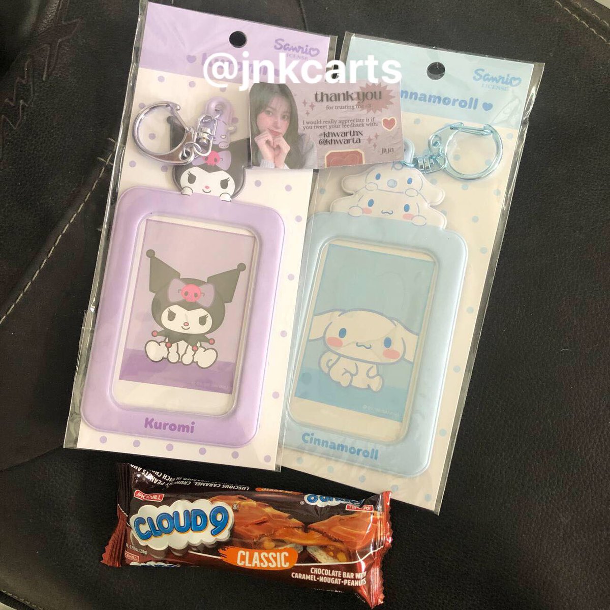 wtbjennie's tweet photo. ⋆ ˚｡⋆୨୧˚ #rinhauls ꒰ 02/08/2022 ꒱

hi bhe @khwarta nakarating na ung cloud 9 k na may freebie na kuromi at cinnamoroll pc holder so much tnx pi sa smooth transaction <3 sa sunod ulet mwa labyu cguro

#khwarthx https://t.co/QVYH00wd1u