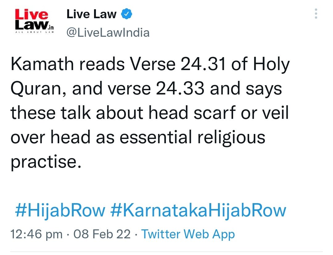 SattarFarooqui's tweet photo. #Quran recitation in #Karnataka High Court in #Hijab case

Please pray for a favourable decision 🤲

#HijabIsFundamentalRight 
#HijabIsIndividualRight https://t.co/ClP4D9MVkm