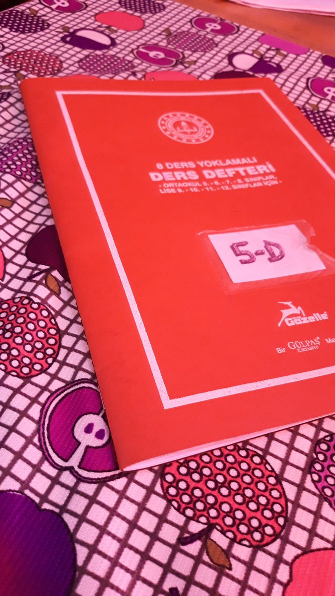 İlk ders heyecanı 😊❤