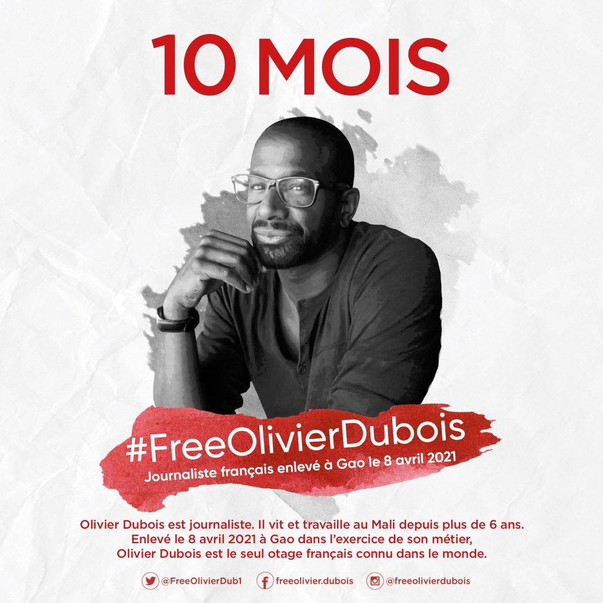 Soutien à Olivier Dubois - #FreeOlivierDubois tweet media