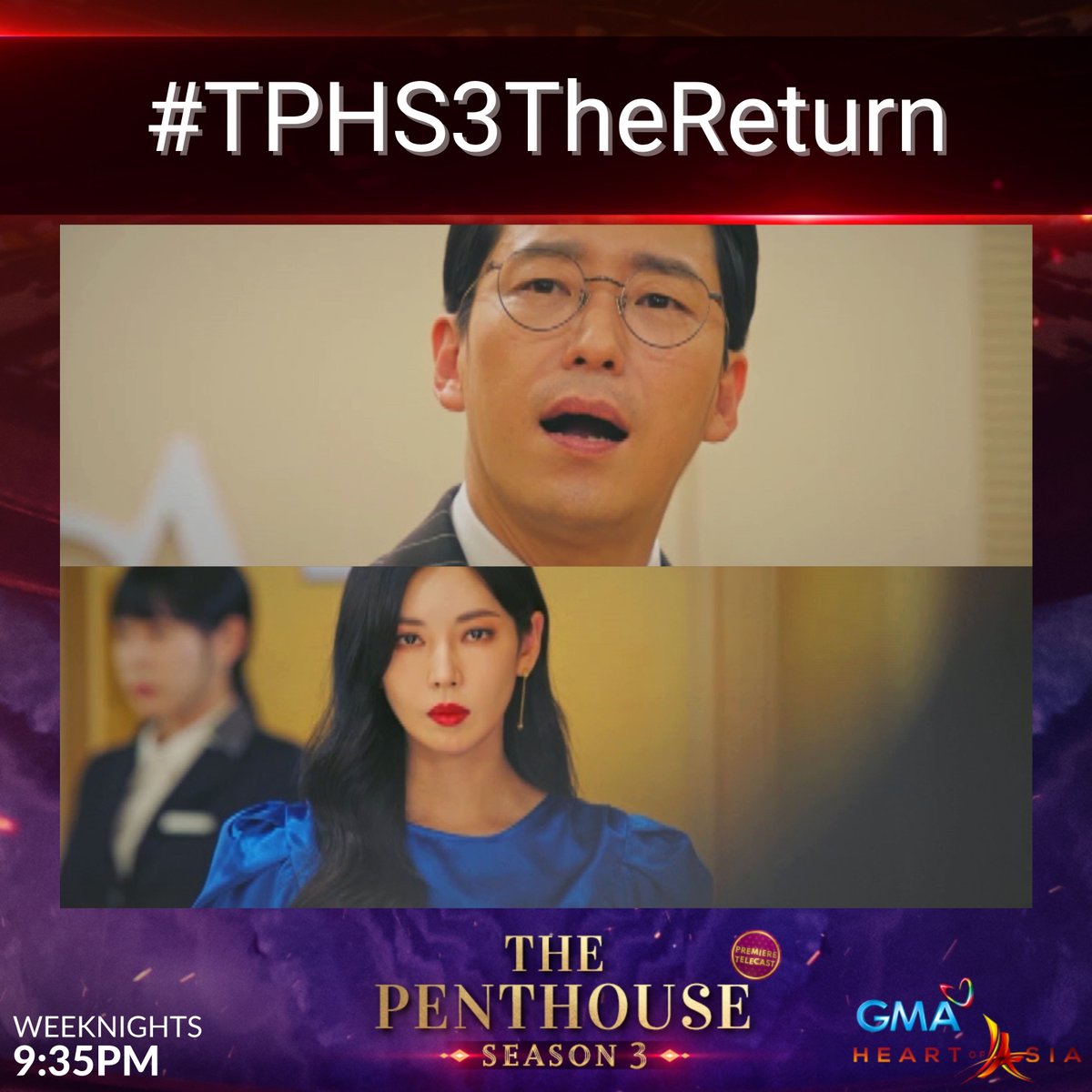 OfficialGMAHOA's tweet photo. Salpukan na ng dalawang halang ang kaluluwa!
#TPHS3TheReturn https://t.co/xQrRTjdoOl