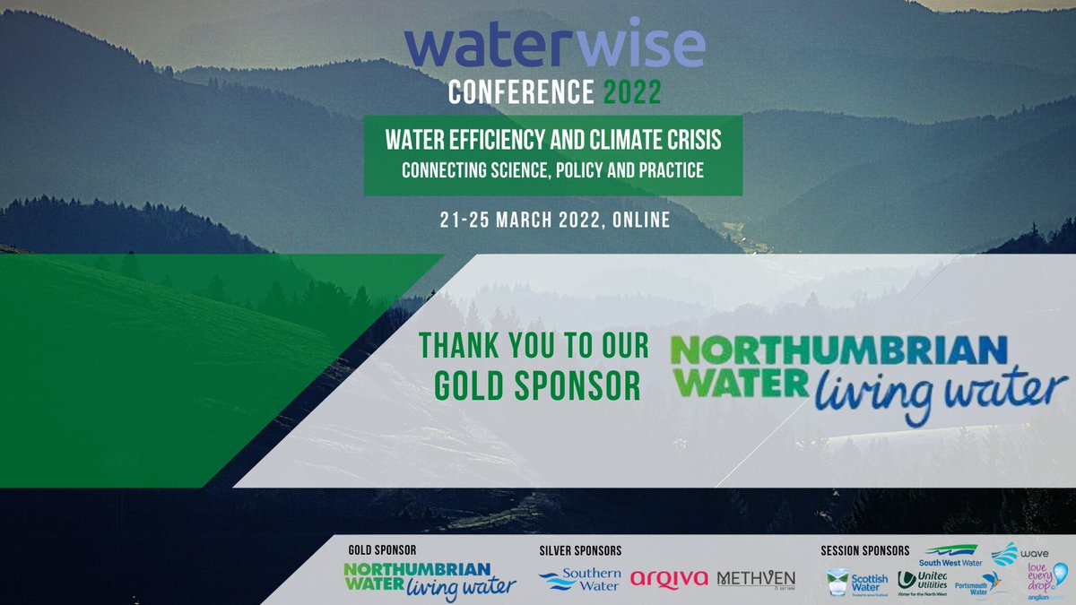 Waterwise (@waterwise) on Twitter photo The Waterwise Conference would not be possible without the support of our incredible sponsors.
We are proud to introduce our Gold Sponsor Northumbrian Water
Thank you <a href="/NorthumbrianH2O/">Northumbrian Water</a>
Tickets are available now: bit.ly/34tejYP
#waterwiseconference #sponsors #thankyou The Waterwise Conference would not be possible without the support of our incredible sponsors.
We are proud to introduce our Gold Sponsor Northumbrian Water
Thank you <a href="/NorthumbrianH2O/">Northumbrian Water</a>
Tickets are available now: bit.ly/34tejYP
#waterwiseconference #sponsors #thankyou