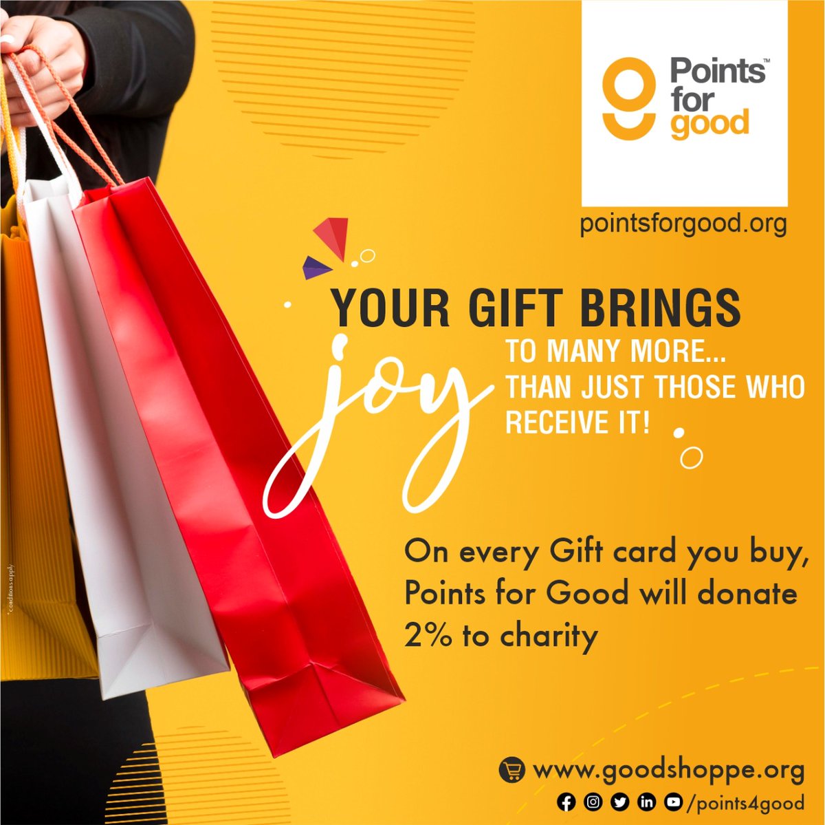 points4good's tweet image. A gift card from goodshoppe.org is the perfect way to celebrate your loved one this #ValentinesDay. 

#dogoodwithpointsforgood #pointsforgood