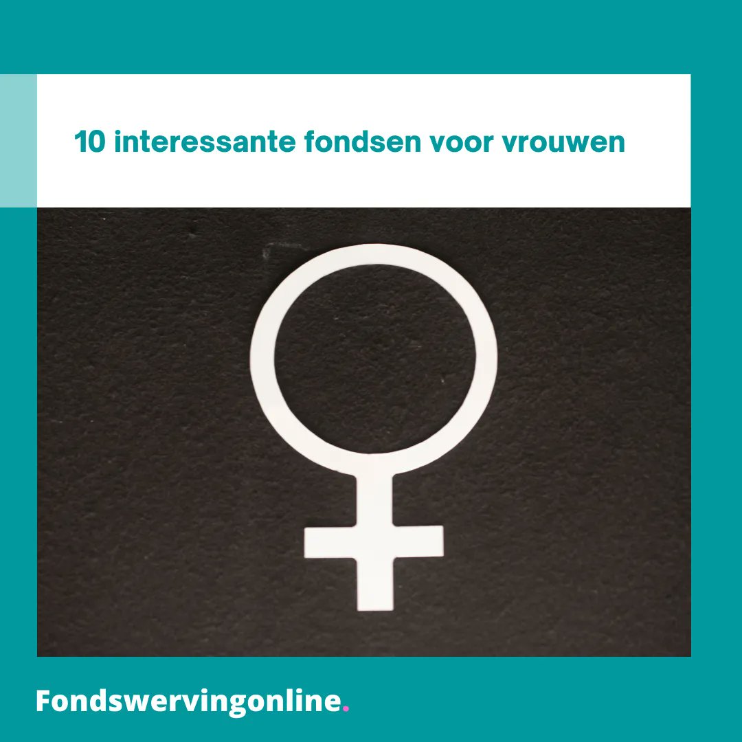 TenPages's tweet image. 10 INTERESSANTE FONDSEN VOOR VROUWEN
in dit artikel uitgebreide informatie over een aantal interessante fondsen die zich richten op het financieel ondersteunen van projecten voor vrouwen en meisjes. 
Zie: buff.ly/34ENXDi

#subsidie #fondsen #vrouwen #emancipatie