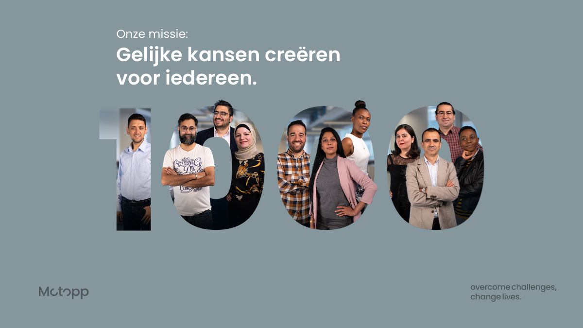 Motopp1's tweet image. Gelijke kansen creëren voor iedereen. Dat is onze missie. Binnen vier jaar willen we in meer dan 10 landen actief zijn en per jaar 1000 statushouders een toekomstperspectief bieden.