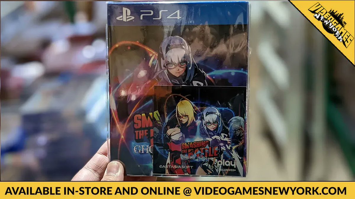VideoGamesNYC's tweet photo. Available In-Store &amp; Online: Smashing the Battle: Ghost Soul - Limited Edition [English Multi Language] #PlayStation4

#eastasiasoft #SmashingTheBattle #STUDIOHG
https://t.co/GCFZH7qQpC https://t.co/bRnoRsSeNj