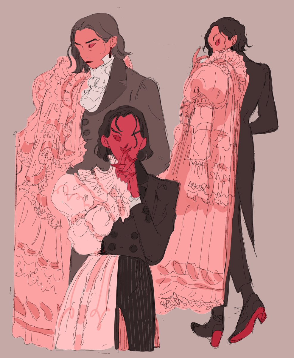 Cy_lindric's tweet photo. Pink &amp; regency vibes, from a long time ago https://t.co/DR4fVZSG6x
