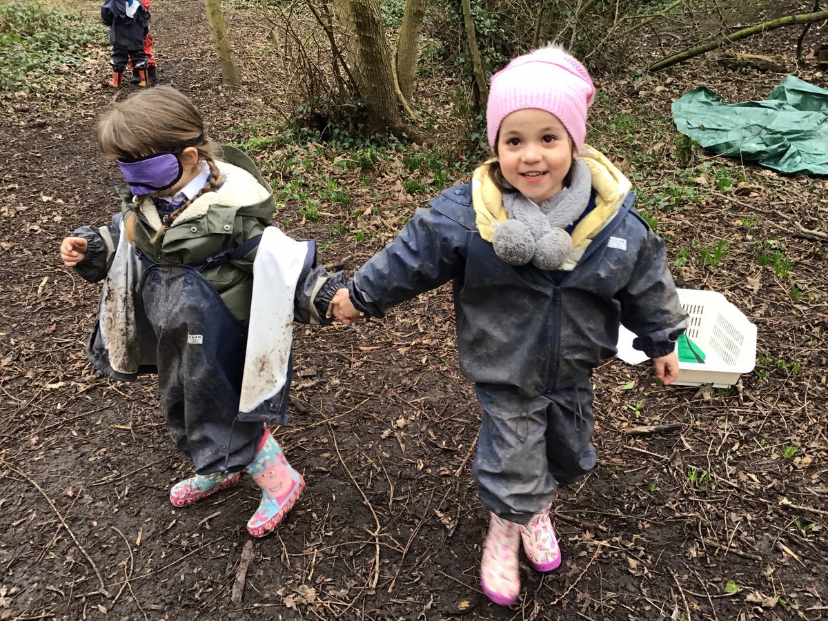 StPetersLytham's tweet photo. This morning reception have spent a wonderful morning in the woods doing forest school activities. 💚🍃🌳😍 #ChildrensMentalHealthWeek https://t.co/Pbus4wDETc