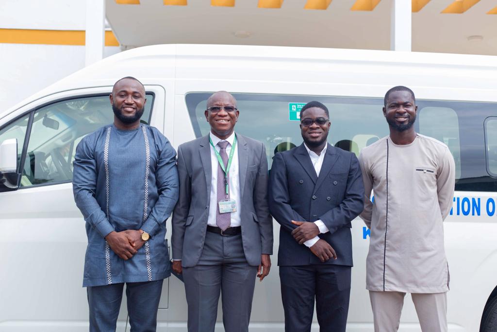 President_OB's tweet photo. Yesterday, I was present at the meeting with the Vice Chancellor and KNUST General Management on the UTAG strike . 
The meeting also featured the presentation of the GRASAG-KNUST Bus. 
Great work by the Leadership!
#WeServeBecauseWeCare
#KNUST https://t.co/lslgF7lBWC
