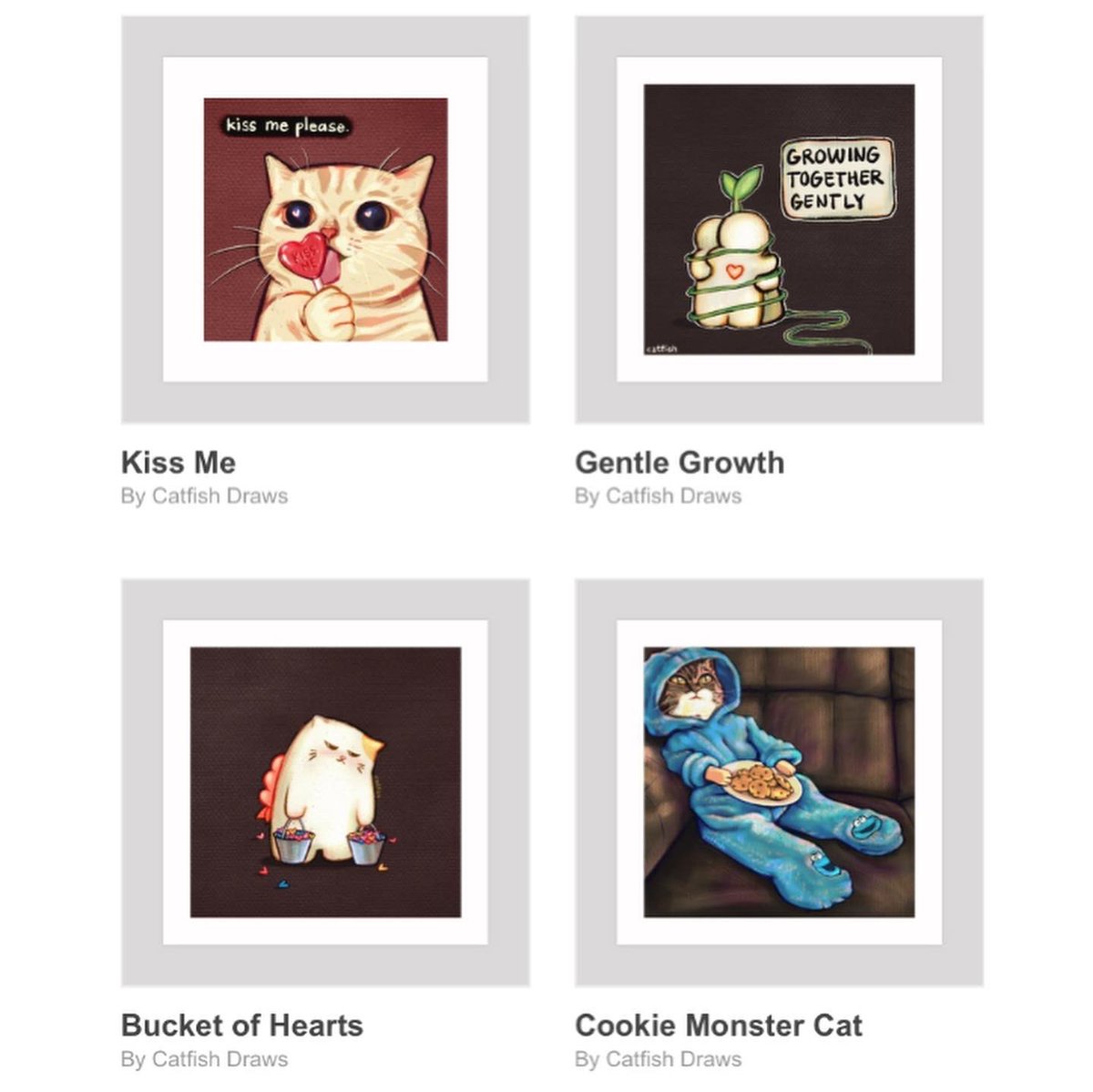 katfishdraws's tweet photo. hi, I’m Catfish! I just got approved to sell my arts on INPRNT! It’s now live in the link in my bio! Thank you for all the support I’ve been receiving, I appreciate every one of you. ILY 🥺❤️

#artmoots #moots #artprints https://t.co/DOm6PWHVxs